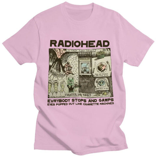Camiseta Vintage Radiohead 2000 Hip Hop Rock Unisex Talla M - Image 9