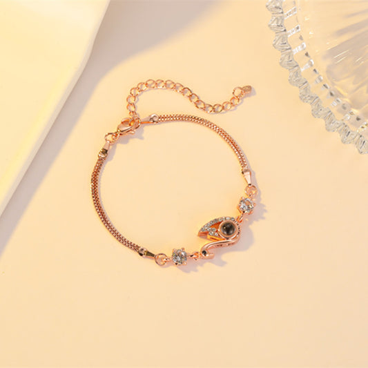 Pulsera Cisne Negro con Circones - Diseño de Personalidad - Image 2