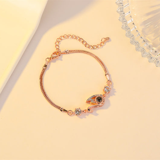 Pulsera Cisne Negro con Circones - Diseño de Personalidad - Image 2