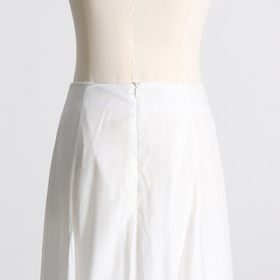 Conjunto de Dos Piezas: Blusa sin Mangas con Cuello Alzado Plisado y Falda Volantes - Image 19