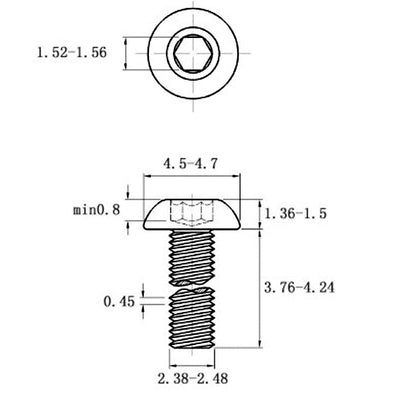 Tornillos de Acero Inoxidable Cabeza Redonda Hexagonal - Image 12