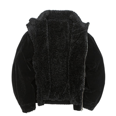 Chaqueta Acolchada Retro con Cuello Parado - Abrigo de Trabajo Holgado - Image 6