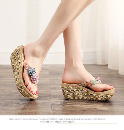 Sandalias Plataforma Bohemias para Playa - Chanclas Cómodas para Mujer - Image 14