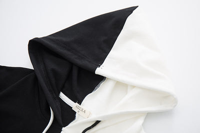 Sudadera con Capucha de Contraste Amplia y Versátil - Image 24