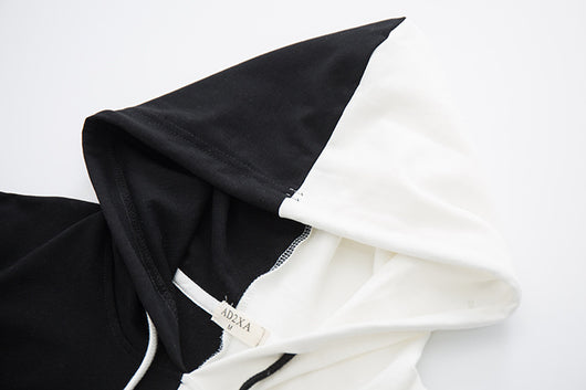 Sudadera con Capucha de Contraste Amplia y Versátil - Image 24