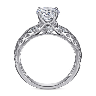 Anillo de Plata Esterlina para Mujer con Diamante Simulado - Diseño Europeo y Americano - Image 8