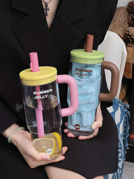 Vaso Portátil de Gran Capacidad con Popote - Tritan Resistente - Image 7