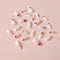 Parches de Uñas Nude Delicado - Diseño Floral Fingertip