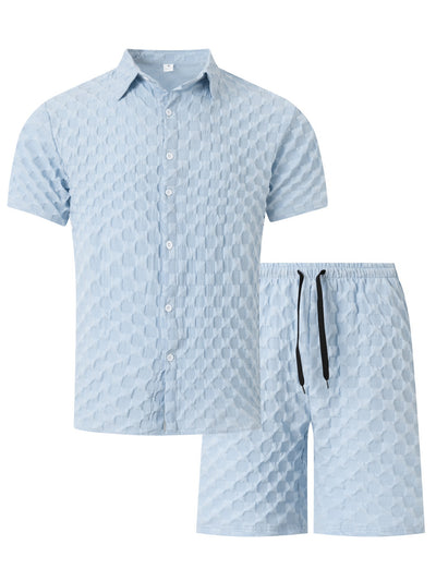 Camisa Casual de Fibra Química - Traje Versátil para Hombre - Image 18