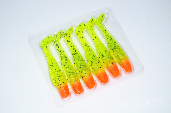 Set de Señuelos Blandos Multicolor con Cola en T