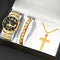 Set Completo: Pulsera, Collar con Cruz y Reloj para Hombre