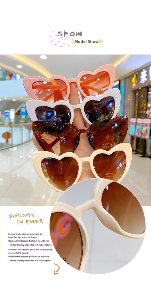 Gafas de Sol Infantiles Corazón Melocotón con Protección UV - Image 18