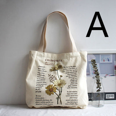 Bolso Mensajero Daisy Estampado - Capacidad Grande con Diseño Literario - Image 6