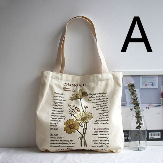 Bolso Mensajero Daisy Estampado - Capacidad Grande con Diseño Literario - Image 6
