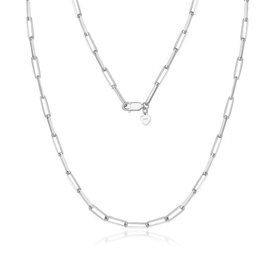 Collar Largo Geométrico Elipse en Plata 925 - Diseño Minimalista y Elegante - Image 4