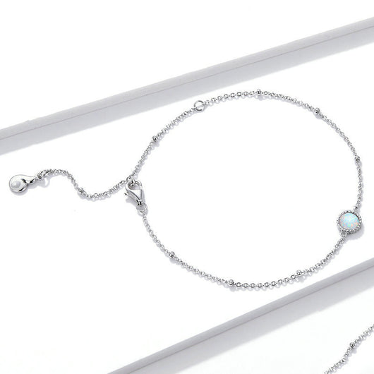 Pulsera de Ópalo Redondo Elegante y Versátil - Image 5