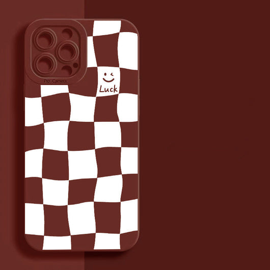 Funda Protectora Estilo Angel Eye con Diseño Cuadriculado - Image 6