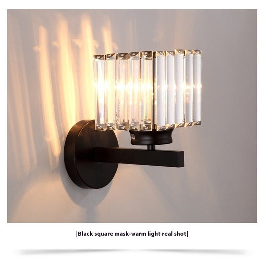 Lámpara de Pared Cristal Americano Diseño Postmoderno para Sala - Image 5