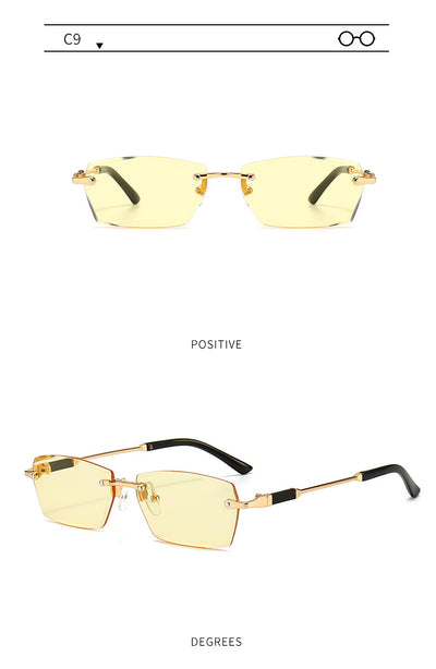 Gafas de Sol Frameless Color Gelatina - Estilo Personalidad - Image 29