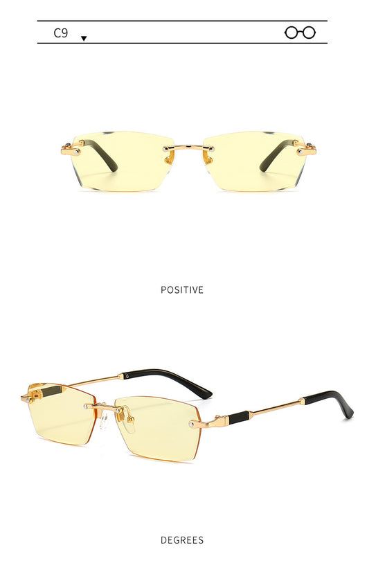 Gafas de Sol Frameless Color Gelatina - Estilo Personalidad - Image 29