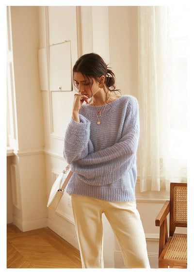 Suéter Tejido Cuello Alto para Mujer - Elegancia y Calidez - Image 21