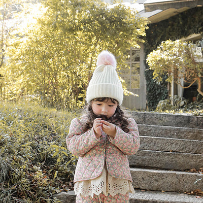 Abrigo Acolchado Floral para Niña - Diseño Dulce y Cálido - Image 8