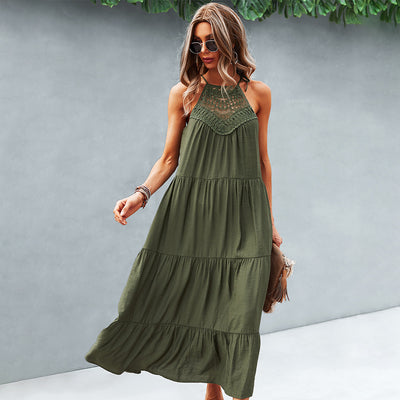 Falda Midi con Tirantes Ajustables y Dobladillo Reforzado - Image 3