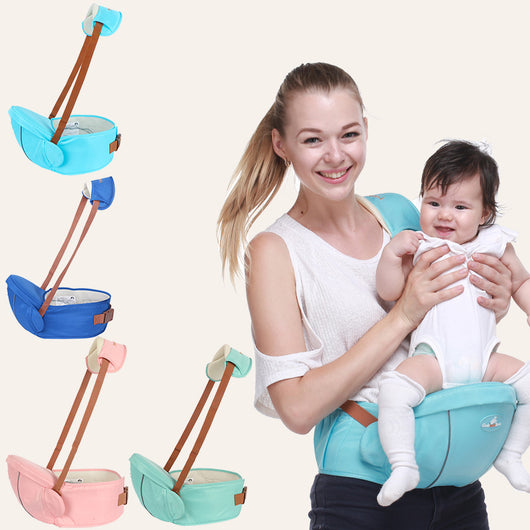 Cargador de Bebé 2 en 1 con Asiento de Cadera - Portátil y Ergonómico