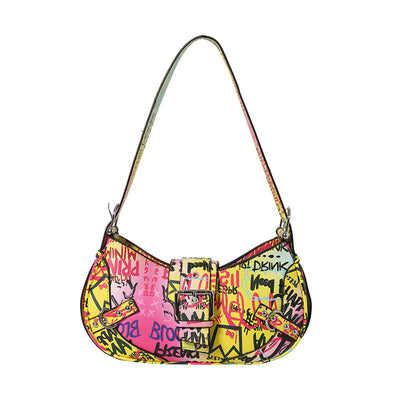 Bolsa de Hombro Messenger con Diseño de Letra de Moda - Image 7