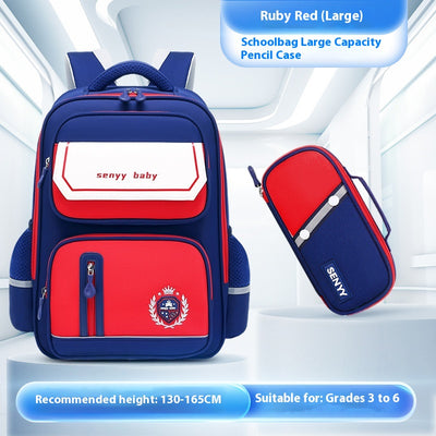 Mochila Escolar Ergonómica con Protección de Columna y Tela Impermeable - Image 44