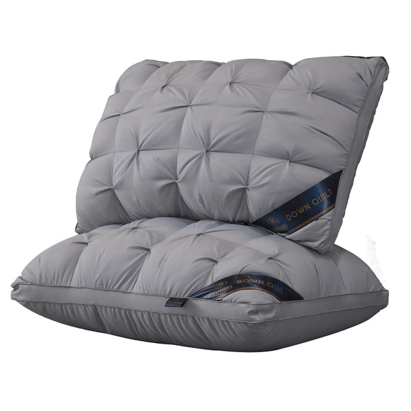 Almohada de Núcleo Velvet Flor Retorcida Plumas - Lujo de Hotel Five-Star