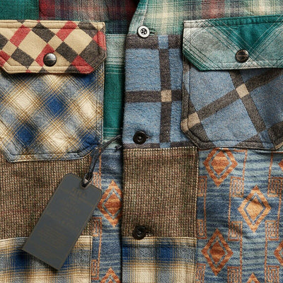Chaqueta de Cuadros en Algodón Grueso para Hombre - Image 10