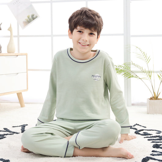 Pijama Infantil de Algodón Puro Manga Larga Primavera Otoño - Image 5