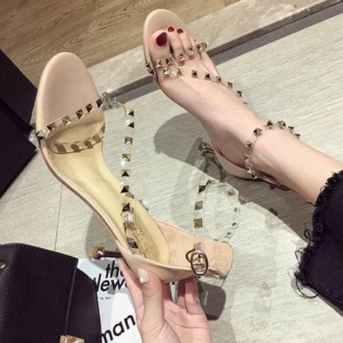 Sandalias Elegantes con Tacón Stiletto y Detalles de Remaches - Image 13