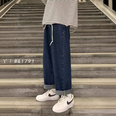 Pantalones Rectos Sueltos para Parejas - Estilo Trendy - Image 4
