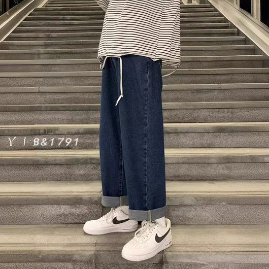 Pantalones Rectos Sueltos para Parejas - Estilo Trendy - Image 4