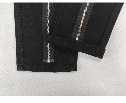 Pantalón Vaquero Slim Fit con Cinturón Casual para Hombre - Image 5