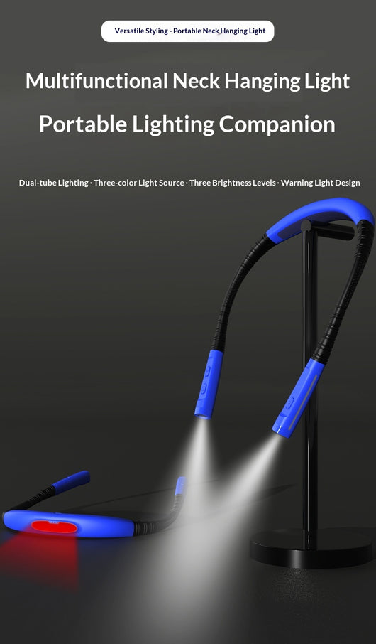 Linterna Frontal de Cuello Recargable para Lectura, Ciclismo y Seguridad Nocturna - Image 22