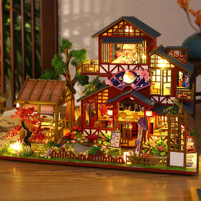 Maqueta de Casa Japonesa Tradicional para Armar - Modelo Artesanal - Image 2