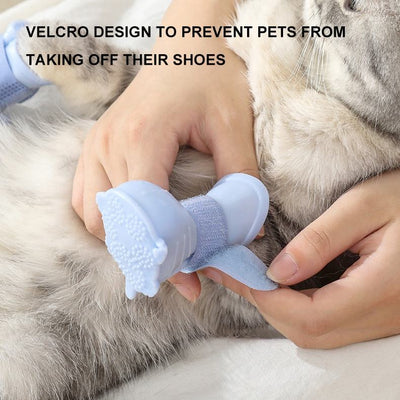 Botas Impermeables para Perros - Set 4 Piezas Antideslizantes