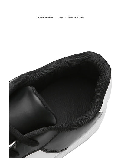 Zapatos Plataforma Blancos Talla Grande para Hombre - Primavera y Verano - Image 11
