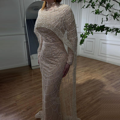 Vestido Largo de Lujo Pearl con Caída Elegante - Image 14