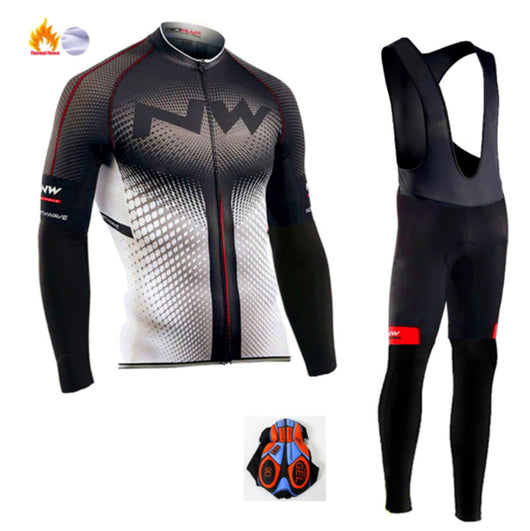 Conjunto de Jersey Ciclismo Manga Larga - Image 12