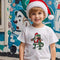 Playera Navideña Dinosaurio para Padres e Hijos