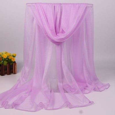 Foulard Largo de Gasa para Mujer - Protección Solar y Estilo Versátil - Image 5