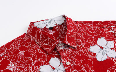 Camisa de manga corta estampada para hombre estilo europeo - Image 12