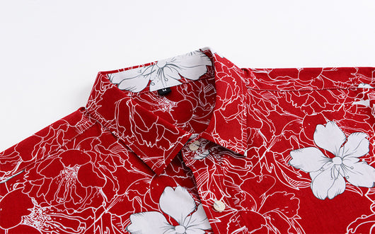 Camisa de manga corta estampada para hombre estilo europeo - Image 12