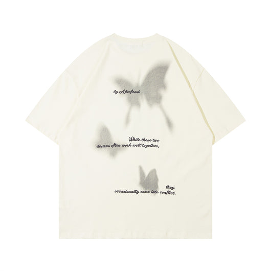 Camiseta Estampado Mariposa Araña para Hombre - Image 17
