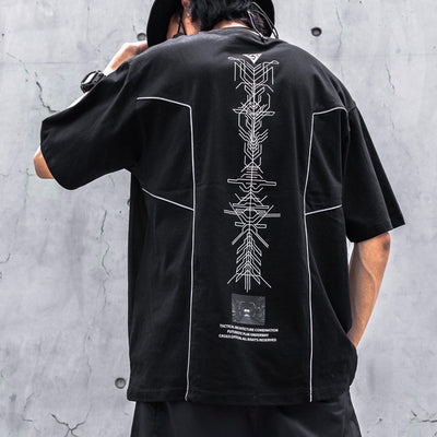 Camiseta Suelta Hombre Manga Corta con Estampado Personalizado - Image 11