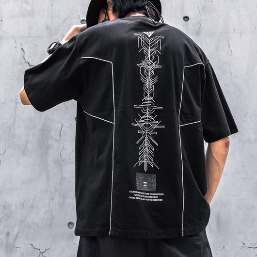 Camiseta Suelta Hombre Manga Corta con Estampado Personalizado - Image 11